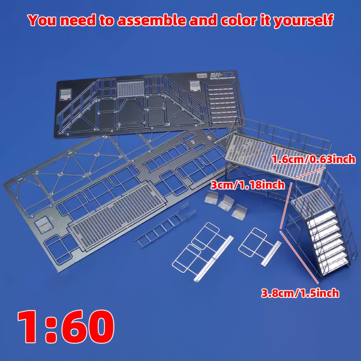 1/60 PG Photo Each PE Scale Model Kit, Stainless Steel Features